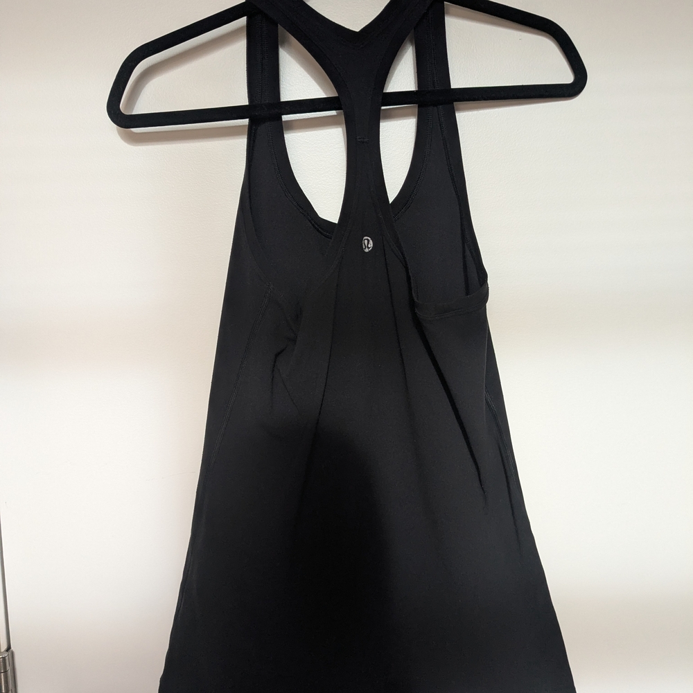 Lululemon Athletica Black Racerback Tank Top